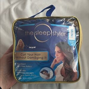 The Sleep Styler Mini Hair Rollers - Blue